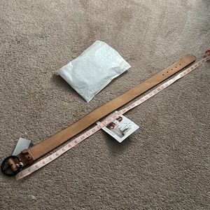 Genuine leather belt